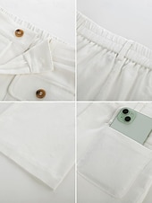 billiga breda ben och hög midja-Dam Brett skaft Byxor Streetwear Kontor Lång Hög midja Slät Ficka Högt snitt Mateial som andas Mjuk Microelastisk Semester Gata Dagliga kläder Svart Vit Gul Rosa Sommar Normal