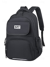 billiga Högskoleryggsäckar-Casual ryggsäck för män med flera fack, slitstarkt nylonmaterial, snygg design för skola, resor och vardagsbruk - finns i grönt, grått, blått och svart