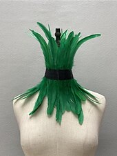 economico Accessori e altro-Punk &amp; Gotico Girocollo Collare di piume Strega malefico Drag queen Unisex Fantasia Notte di Valpurga Halloween Carnevale Performance Parata dell&#039;Orgoglio Mese dell&#039;orgoglio Adulti Collana Tutte le