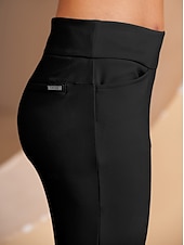 cheap Golf Bottoms-Women&#039;s Golf Pants Black Pink Red Bottoms Ladies Golf Attire Clothes Outfits Wear Apparel