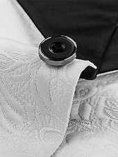 abordables Dîner de fête-Tuxedos de mariage pour hommes Homecoming blanc rose mode formelle couleur unie coupe standard 3 pièces simple boutonnage un bouton