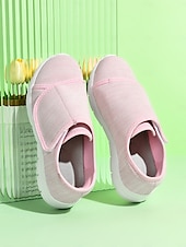 billige Sneakers til kvinner-ortopediske gåsko for kvinner – lette justerbare slip-on joggesko for seniorer og sykepleiere
