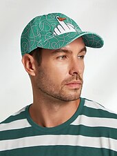 economico Cappelli da uomo-Cappellino da baseball da uomo con stampa di anatra in stile cartoon - design divertente con dito medio, cappellino snapback regolabile, stile casual da strada, adatto per attività all&#039;aperto, viaggi o estive