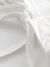 billige Skjorter-Dame Linskjorte Bluse عادي Fritid Langermet V-hals Crop Tops Daglig Ut på byen knyte foran Hvit Gul Brun Sommer