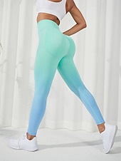 رخيصةأون طماق اليوغا والجوارب-نسائي السراويل اليوغا طماق اليوغا حزام مطاط بعقب رفع بنطلون رياضي للبطن بيلاتيس تمرين نادي رياضي اكتشف - حل بنطلونات لون متغاير زهري أرجواني أخضر الخريف رياضات ألبسة رياضية قابل للبسط نحيل