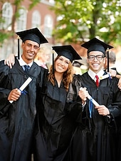 cheap Women's Hats-Class of 2025 Graduation Cap with Tassel and Year Charm – Unisex Matte Finish Mortarboard Hat for High School and College Ceremony, Multiple Colors