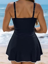 billiga Badessor-Dam Badkläder Bikini 2 st Baddräkt Lappverk Tropisk Standkläder Blomma Halterneck Ärmlös Baddräkter