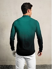 economico Abbigliamento da golf maschile-Per uomo Polo da golf Verde Manica Lunga Top Abbigliamento da golf Abbigliamento Abiti Abbigliamento