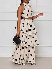 abordables Robes pour invitées de mariage-Robes de mariée Ligne A Col Halter Sans manches Longueur au sol Chiffon Robes de mariée Avec Plis 2025