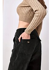 economico Pantaloni in lino e cotone semplici-Per donna Pantaloni in cotone e lino Moda Lunghezza intera Naturale Semplice Tasca Comodo All&#039;aperto Confortevole All&#039;aperto Uscire Nero Blu Caffè Ciano Estate Vestibilità regolare