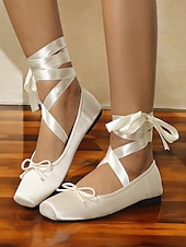 billige 1920-tallet-kvinners 1930-talls satengballett i retrostil med ankelstropper – elegante vintage bryllupssko for bruder og dansere