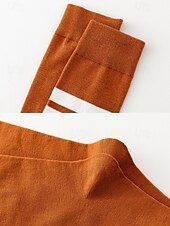 preiswerte Damensocken-Kniehohe, asymmetrisch gestreifte Damensocken – sportliche, über die Wade reichende Baumwollsocken für Schuluniformen für Schüler, Abschlussfeiern, Cheerleading und den Alltag