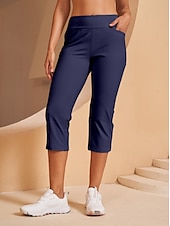 cheap Golf Bottoms-Women&#039;s Golf Pants Black Pink Red Bottoms Ladies Golf Attire Clothes Outfits Wear Apparel