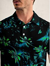 halpa Miesten golfvaatteet-Miesten Poolopaita Apila Lyhythihainen Topit Golfasut Vaatteet Asut Wear Apparel