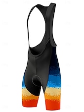 preiswerte Trägerhosen-Herren Fahrradträgerhose Fahrradhose 3D gepolsterte Shorts Fahhrad Shorts Trägerhose Sport Sonnenschutz 3D-Polster Schnelltrocknend Atmungsaktiv Rot Bekleidung Fahrradbekleidung