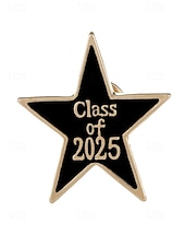 billiga Herrslipsar &amp;amp; flugor-2025 års emaljslagsnålar – klass av 2025 års mössa och diplombroscher – söta metallmärken för studenter, pojkar och flickor, examensfester och presenter