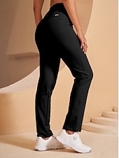 cheap Golf Bottoms-Women&#039;s Golf Pants Black Dark Navy Bottoms Ladies Golf Attire Clothes Outfits Wear Apparel