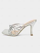 ieftine Sandale cu toc-salopete de damă cu toc cu fundă cu bretele aurii – sandale de bal de absolvire cu vârf deschis pentru serile elegante și look-uri de banchet