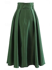 economico Abiti da cocktail-Abiti da cocktail A-Line matrimonio sulla spiaggia abito elegante ospite matrimonio tea lunghezza maniche lunghe collo a V raso con abiti arricciati