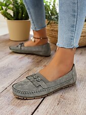 ieftine Mocasini de Damă-mocasini de damă mocasini cu ciucuri – pantofi de șofer casual, moale, pentru ținute de primăvară și confort acasă