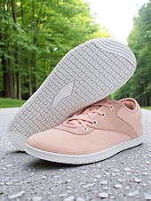 ieftine Adidași de Damă-adidași pentru mers desculț pentru femei – pantofi roz flyknit fără cădere pentru ținute casual, călătorii zilnice și sprijin pentru confortul piciorului