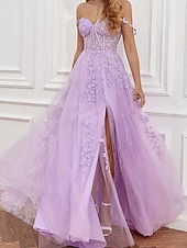 abordables Robes de bal de promo-Ligne A Robes de Quinceanera Élégant Robe Performance Noël Longueur au sol Sans manches Col en V Polyester Dos nu avec Plis 2025