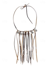 abordables Collier pour femme-Collier bohème en argent superposé avec chaînes noires et argentées, pendentifs circulaires et géométriques, parfait pour les tenues décontractées et de soirée, idéal pour les accessoires d&#039;été et de festival
