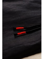 economico Pantaloni in lino e cotone semplici-Per donna Pantaloni in cotone e lino Pantaloni Eleganti Moda Streetwear Lunghezza intera Naturale Semplice Tasca Elastico in vita All&#039;aperto Confortevole Streetwear Uscire Aalbicocca Nero Blu Zenzero