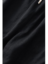 ieftine Pantaloni scurți din bumbac in-Pentru femei Pantaloni scurți din bumbac in Pantaloni Scurți Pantaloni Șic Stradă Casual Scurt Natural Simplu Buzunar Design Elastic cu Cordon Confortabil Exterior Comfortabil Stradă Casul / Zilnic