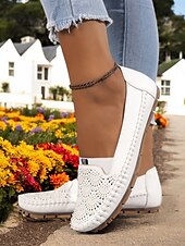 preiswerte Damenhausschuhe und -halbschuhe-Damen-Slipper mit Strasssteinen – glitzernde, ausgehöhlte flache Schuhe zum Gehen und Autofahren