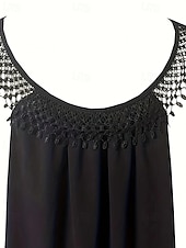 abordables Robes de Diplôme-Femmes Robe Longue Maxi Robe Robe Blanche Robe de remise des diplômes Robe Décontractée Robe en coton et lin Élégant Mode Classique Extérieur Fête Date Coupe régulière Uni Sans manches Col ras du cou