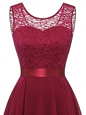 ieftine Rochie simplă-Rochie mini de damă rochie în linie A rochie din tull elegantă petrecere cocktail nuntă petrecere în aer liber ajustare regulată grafică fără mâneci gât rotund roz vin khaki gri vară primăvară
