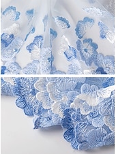 preiswerte Bodenlänge-Sheath  Säule Brautmutterkleid Elegant Einfach Rundhals Bodenlänge Chiffon Spitze Ärmellos mit bestickten Spitzen fallenden Rüschen