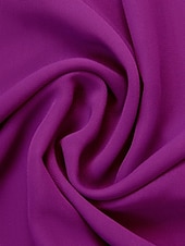 abordables violet-Robe de Soirée Sirène Élégante Robe Formelle Automne Longueur Sol Manche 3/4 Col V Chiffon avec Froncé Volants 2025