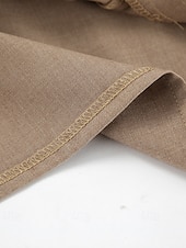 abordables Ensembles chemisiers pour femmes-Femmes Actif Mode Chemisier Gilet Ensembles de Pantalons Sans manches Col en V Couleur Unie Dubbele Rij Knopen Extérieur Fête Noir Marron Gris Été Coupe régulière