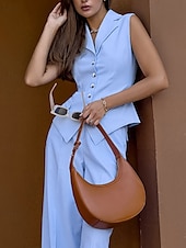 cheap Women’s Short Sets-Women&#039;s Active Basic Cotton Linen Sets Vest Pants Sets Sleeveless Shirt Collar Solid Color Dubbele Rij Knopen Outdoor Date Pink Blue Summer Regular Fit