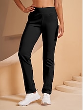 cheap Golf Bottoms-Women&#039;s Golf Pants Black Dark Navy Bottoms Ladies Golf Attire Clothes Outfits Wear Apparel