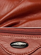 preiswerte Umhängetaschen-braune Umhängetasche aus Kunstleder für Damen mit mehreren Reißverschlusstaschen – lässige, leichte Kuriertasche für den täglichen Gebrauch, Reisen und Ausflüge in die Stadt