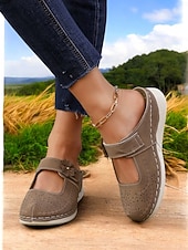 abordables Sabots et mules femme-Mules Mary Jane à fleurs pour femmes – un style mignon et confortable pour les sorties décontractées, le shopping et le quotidien