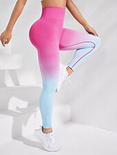 رخيصةأون طماق اليوغا والجوارب-نسائي السراويل اليوغا طماق اليوغا حزام مطاط بعقب رفع بنطلون رياضي للبطن بيلاتيس تمرين نادي رياضي اكتشف - حل بنطلونات لون متغاير زهري أرجواني أخضر الخريف رياضات ألبسة رياضية قابل للبسط نحيل