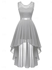 ieftine Rochie simplă-Rochie mini de damă rochie în linie A rochie din tull elegantă petrecere cocktail nuntă petrecere în aer liber ajustare regulată grafică fără mâneci gât rotund roz vin khaki gri vară primăvară