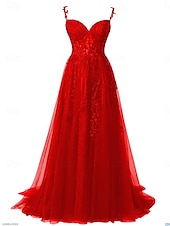 abordables Robes de bal de promo-Ligne A Robes de Quinceanera Élégant Robe Performance Noël Longueur au sol Sans manches Col en V Polyester Dos nu avec Plis 2025