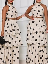 abordables Robes pour invitées de mariage-Robes de mariée Ligne A Col Halter Sans manches Longueur au sol Chiffon Robes de mariée Avec Plis 2025