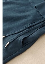 economico Pantaloni in lino e cotone semplici-Per donna Pantaloni in cotone e lino Pantaloni Eleganti Moda Streetwear Lunghezza intera Naturale Semplice Tasca Elastico in vita All&#039;aperto Confortevole Streetwear Uscire Aalbicocca Nero Blu Zenzero