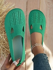 economico Ballerine da donna-scarpe basse traspiranti in maglia traforata da donna a piedi nudi – scarpe comode e comode, comode e larghe per l'uso quotidiano, per passeggiate e attività all'aperto
