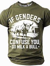 cheap Men&#039;s Funny T shirts-Men&#039;s Funny Slang T Shirt Short Sleeve T shirt 3D Print Crew Neck Shirt Fashion Daily Casual Street Casual Daily Red Blue Green Summer Spring All Seasons Clothing Apparel S M L XL XXL XXXL