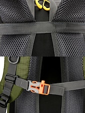 お買い得  アウトドアバックパック-男女兼用50リットルハイキングバックパック - レインカバー、調節可能なストラップ、トレッキングや旅行に最適なマルチコンパートメント収納を備えた防水アウトドアキャンプリュックサック
