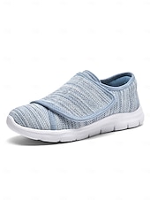 billige Sneakers til kvinner-ortopediske gåsko for kvinner – lette justerbare slip-on joggesko for seniorer og sykepleiere