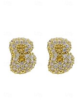 abordables Boucle d&amp;#39;oreille pour femme-Boucles d&#039;oreilles à tige initiales en strass doré - Boucles d&#039;oreilles à lettres scintillantes personnalisées pour femmes, bijoux en cristal étincelants de A à Z, parfaits pour un usage quotidien, un cadeau de remise de diplôme, un cadeau de fête des mèr