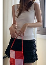 cheap Lace Tops-Women&#039;s Blouse Lace Tops Plain Modern Sleeveless Square Neck Regular Tops Holiday Going out Lace Black White Summer